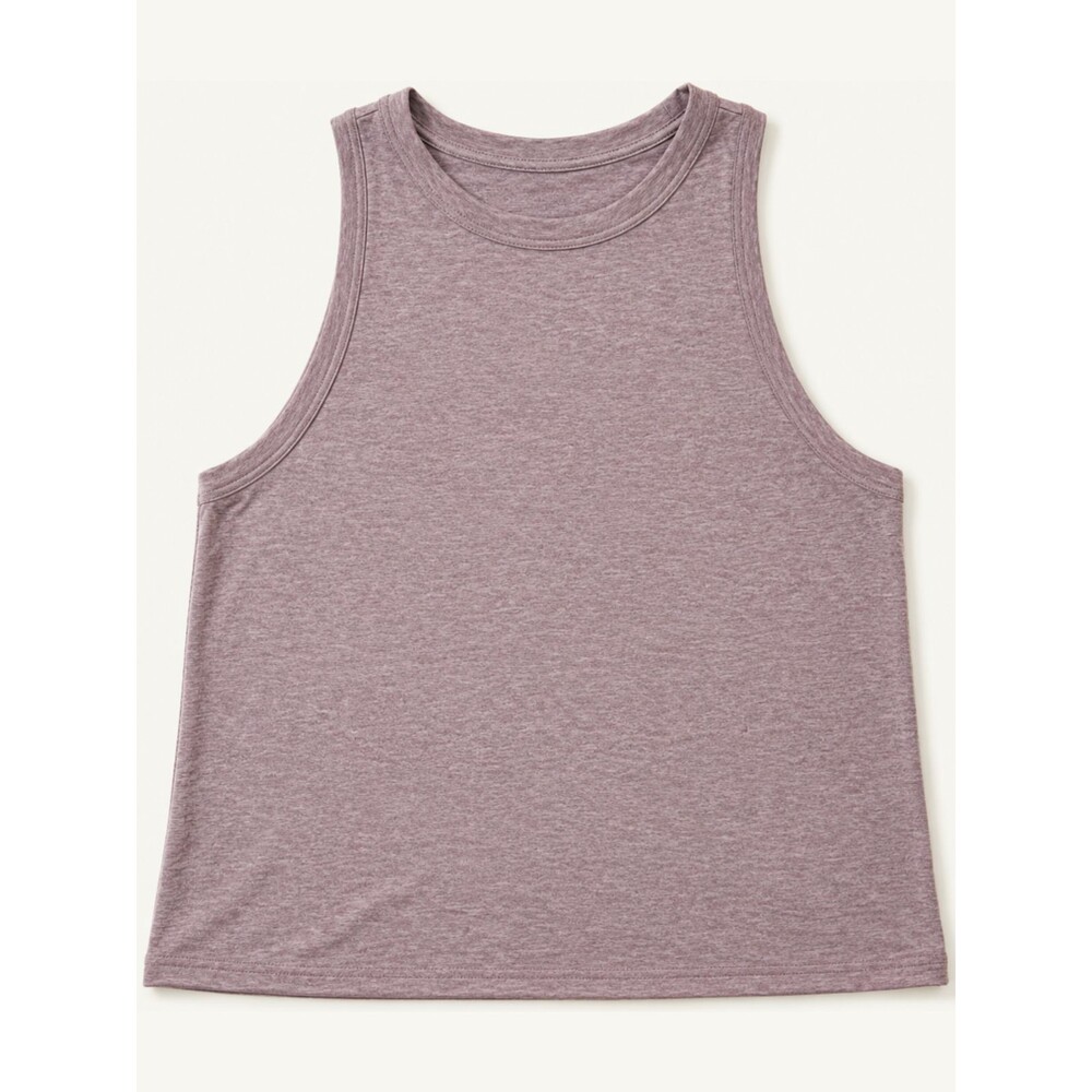 Athleta Essential Athletic Tank Top In Heather Lavender Purple Size Large